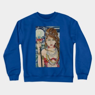 Angry Queen Mermaid Crewneck Sweatshirt